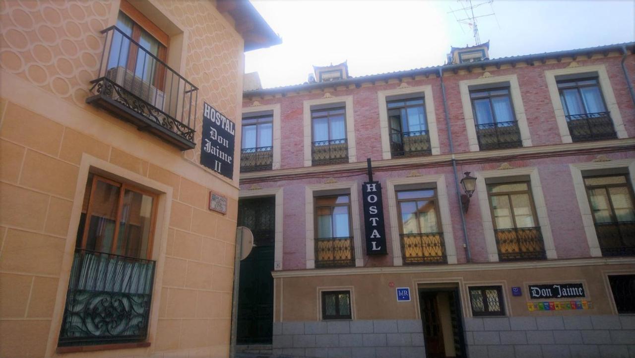 Hostal Don Jaime II Segóvia Exterior foto